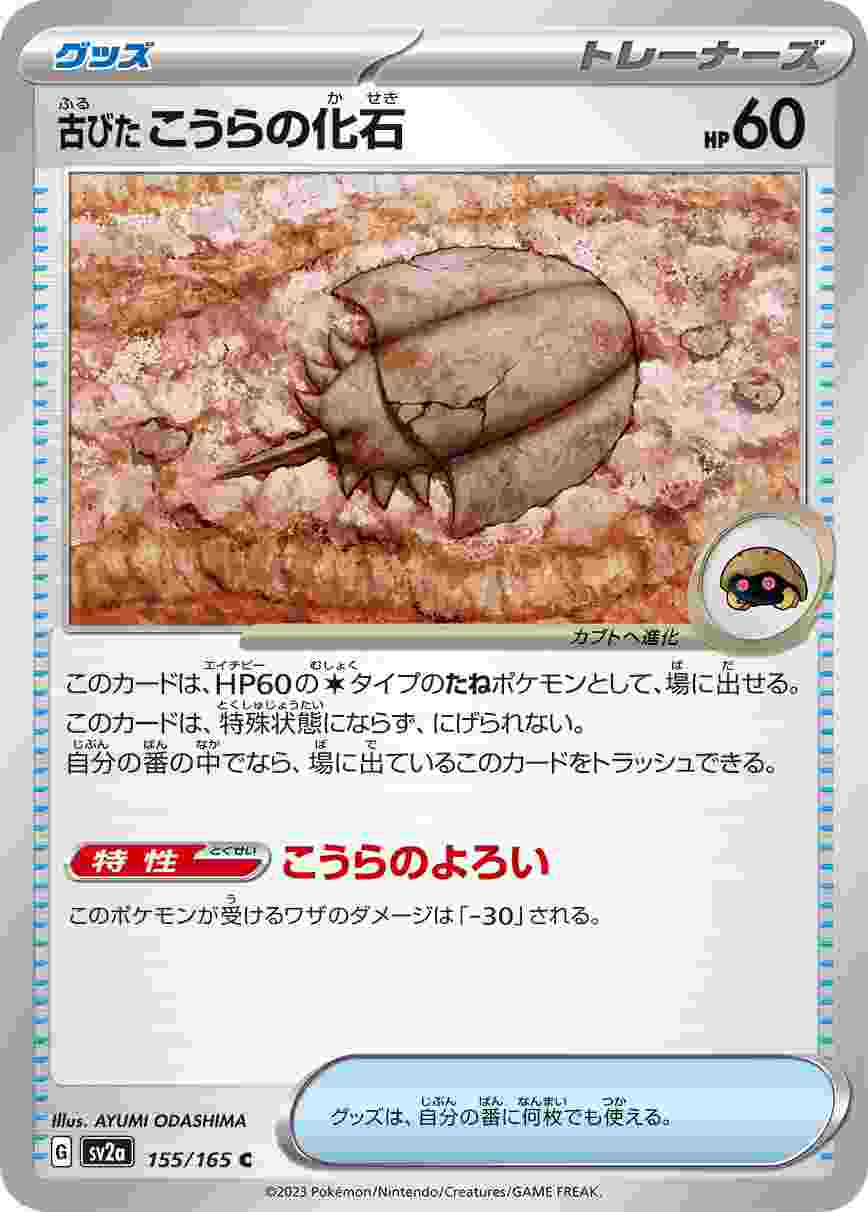 古びたこうらの化石 [C] グッズ SV2A-155/165
