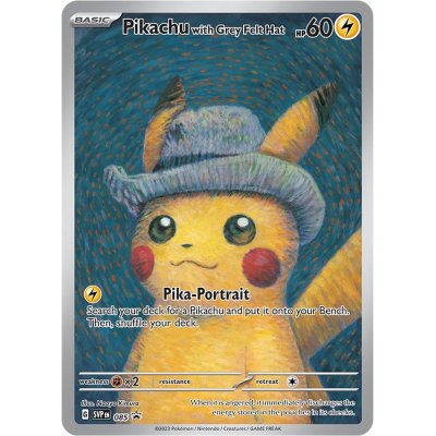 【状態A-】PIKACHU WITH GREY FELT HAT 未開封 ゴッホピカチュウ PROMO-085/SV-P