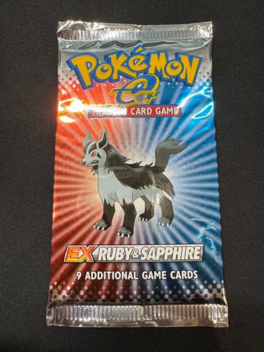 POKEMON EX RUBY & SAPPHIRE BOOSTER PACK 未開封パック (グラエナ)
