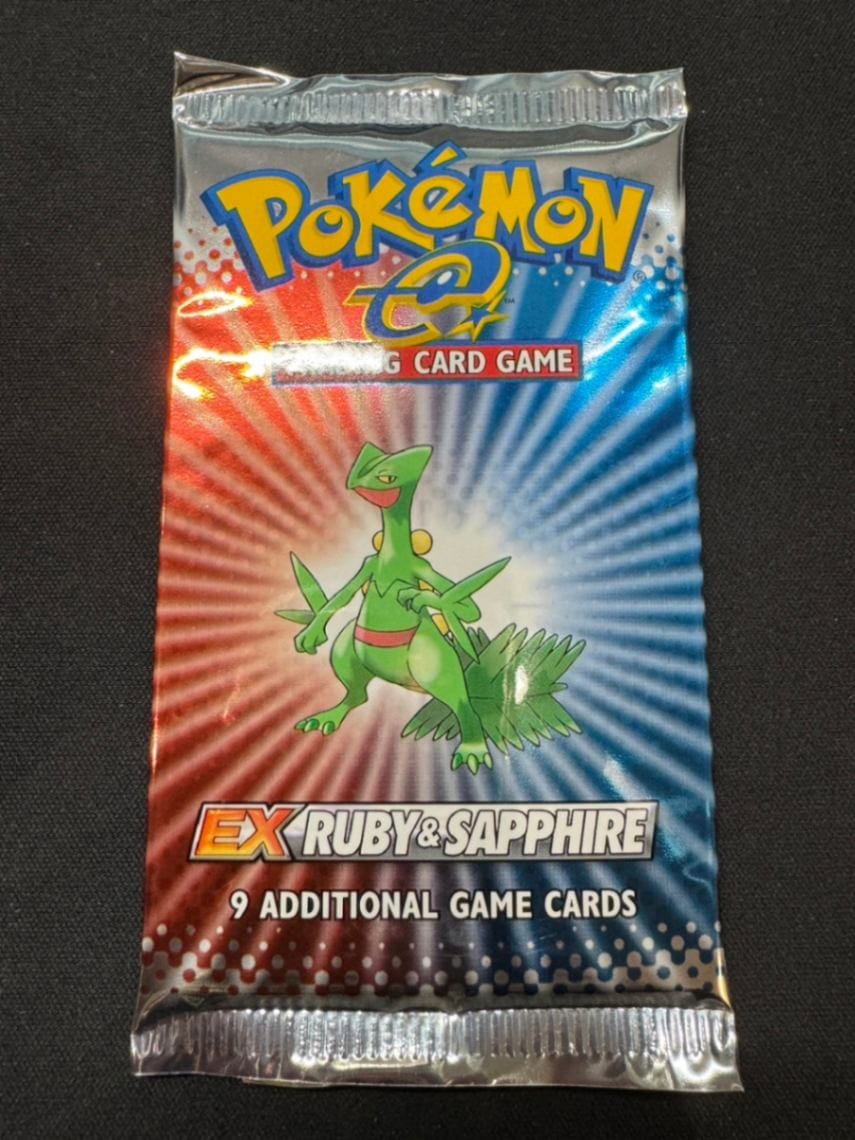POKEMON EX RUBY & SAPPHIRE BOOSTER PACK 未開封パック (ジュカイン)